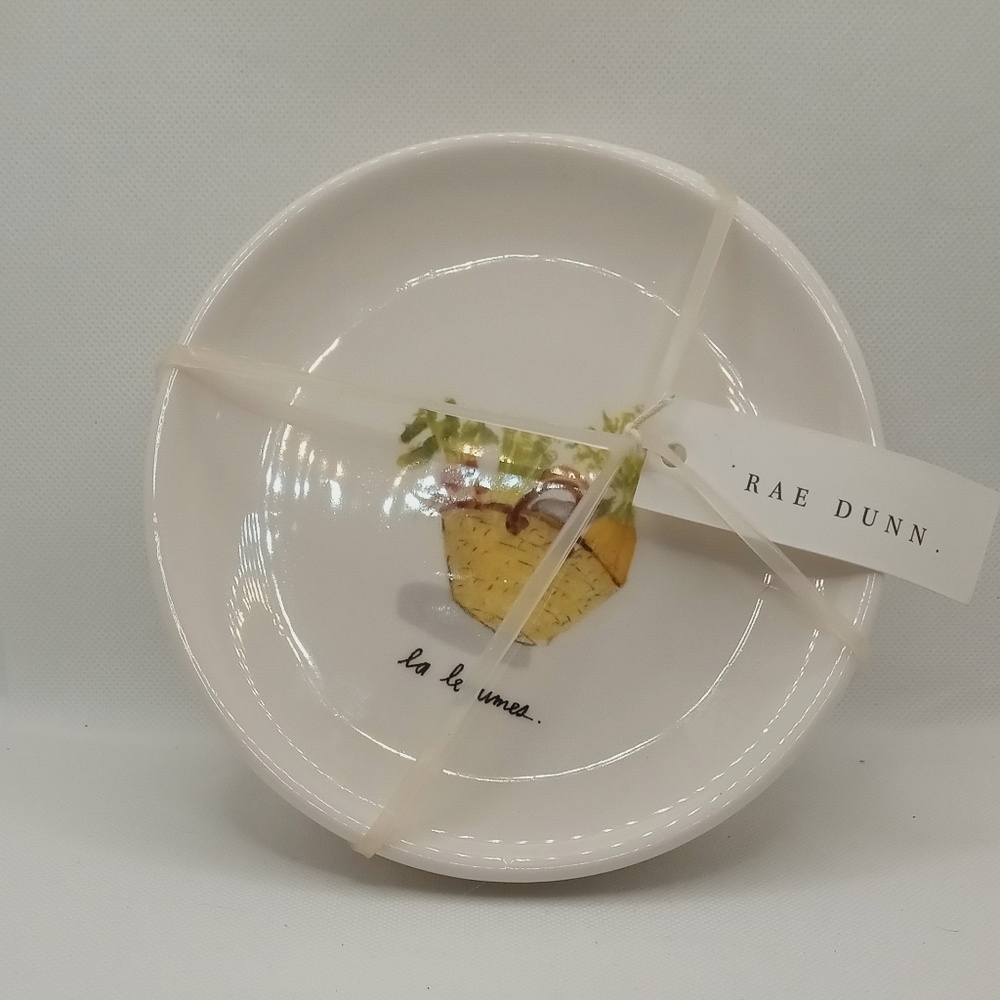 Rae Dunn bread snack plates